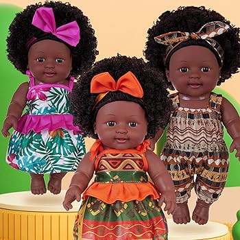 アフリカ人形 Amazon | 30 センチメートルリアルなアフリカ人形リボーンズ黒